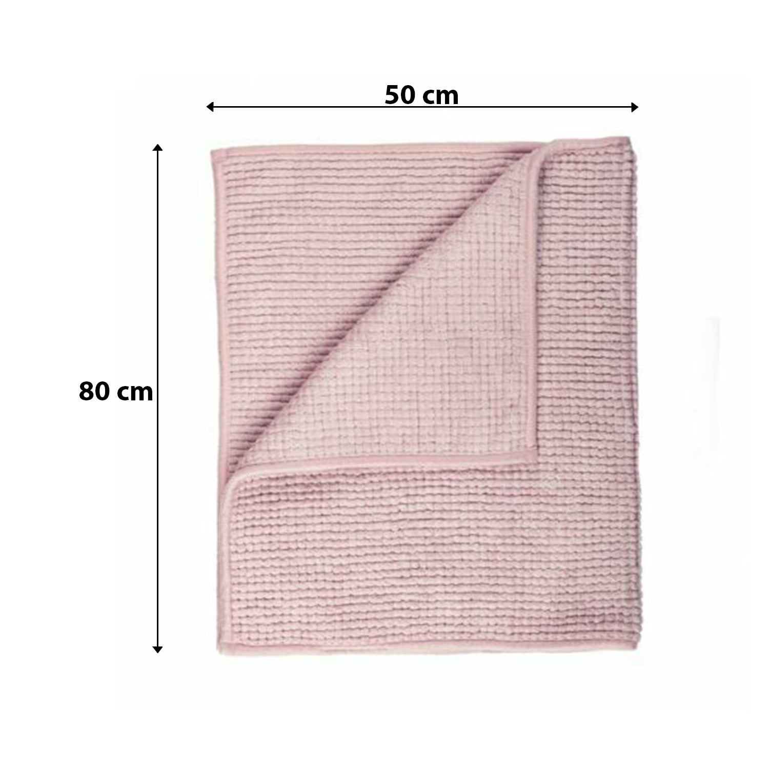 Noodle Shower & Bathroom Bath Mat Non Slip Soft Pile Design