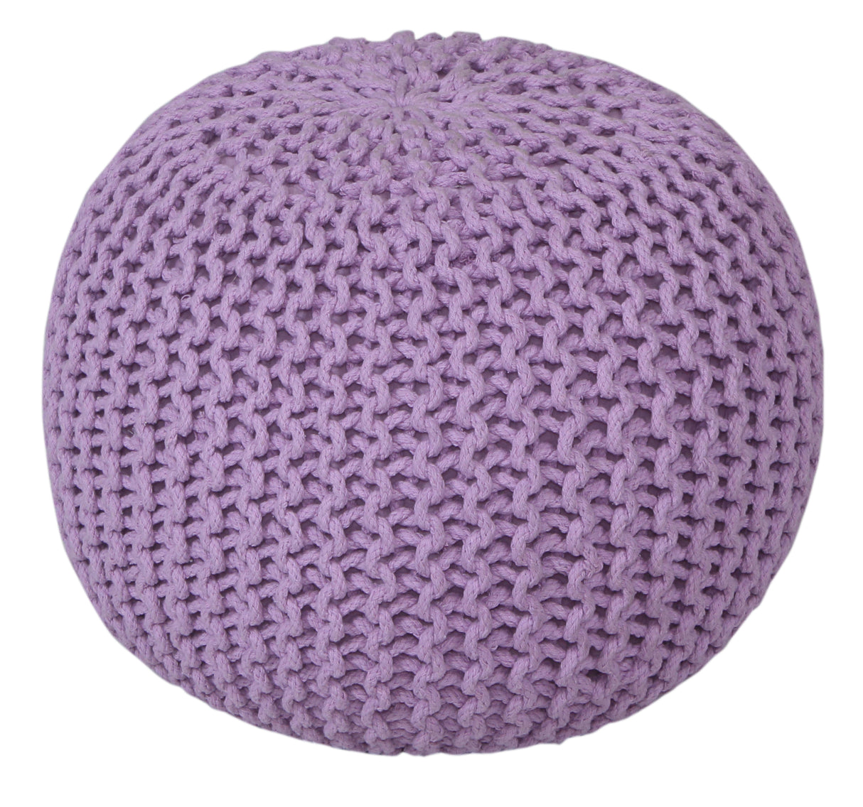 Braided Ottoman Pouffe