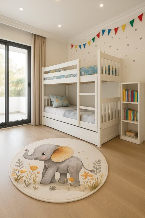 Elephant Plush Mat