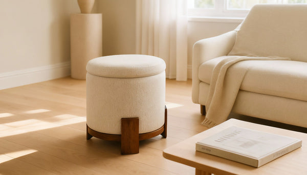 Storage Pouf & Ottoman