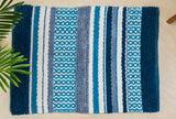 Woven Yarn Dyed Multi Stripe Cotton Lifestyle Bath Rug