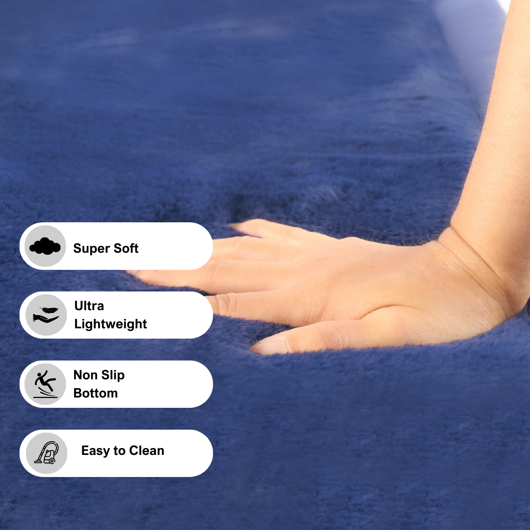 Soft Touch Ultra Plush Memory Foam Tatami Mat Midnight Blue