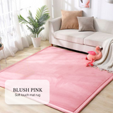 Soft Touch Ultra Plush Memory Foam Tatami Mat Blush Pink