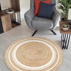 Sustainable Jute Round Rug