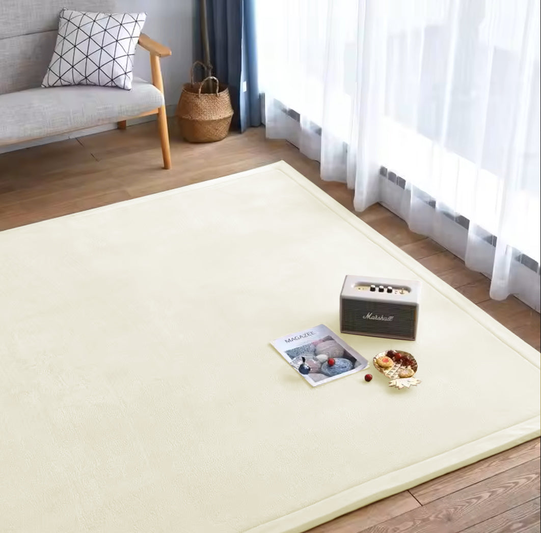 Soft Touch Ultra Plush Memory Foam Tatami Mat Soft Ivory