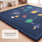 Soft Touch Ultra Plush Memory Foam Kids Star Galaxy Mat