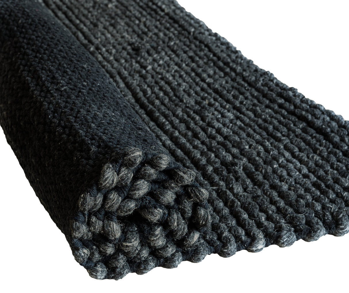Wool Pebble Charcoal Lifestyle Rug