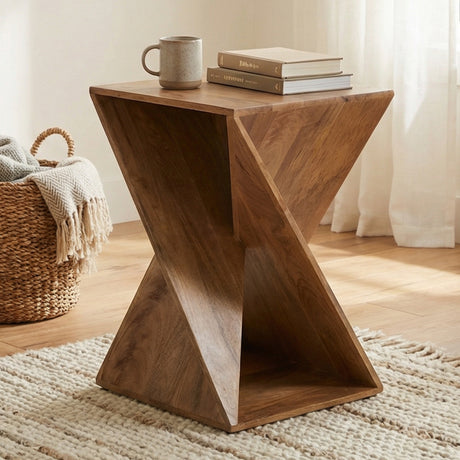 Zee Mango Wood Side Table