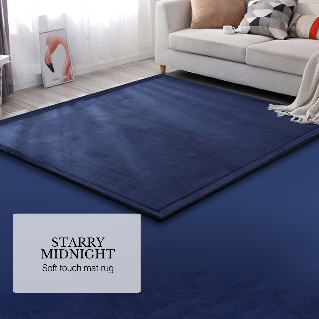 Soft Touch Ultra Plush Memory Foam Tatami Mat Midnight Blue