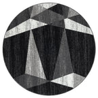 Adore Geometric Textural Rug Grey