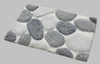 Pebble 3D Design Tufted Soft Pile Bathmat