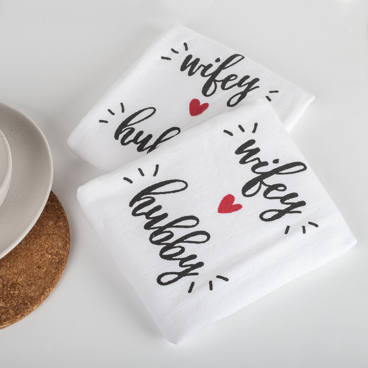 4 Piece Premium Cotton Terry Kitchen Tea Towel Set