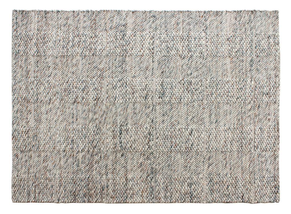 Milano Hand Woven Wool Rug Ivory/Coral
