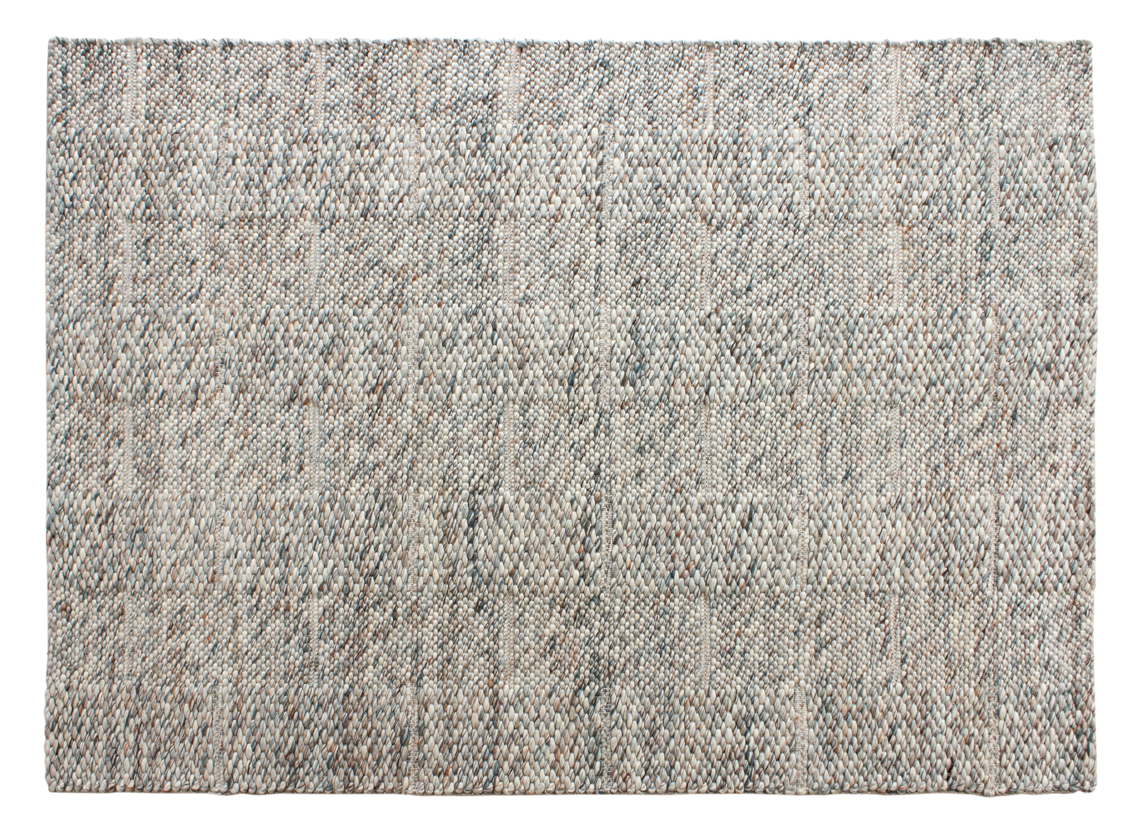 Milano Hand Woven Wool Rug Ivory/Coral