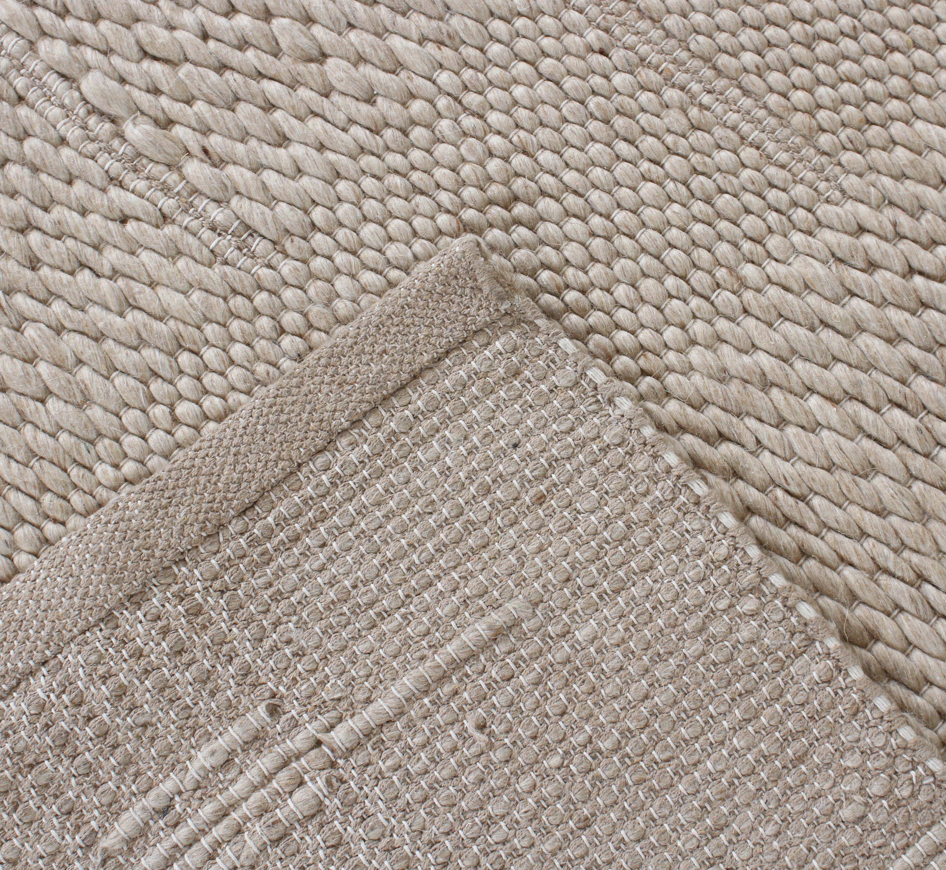 Milano Hand Woven Wool Rug Skandia Natural