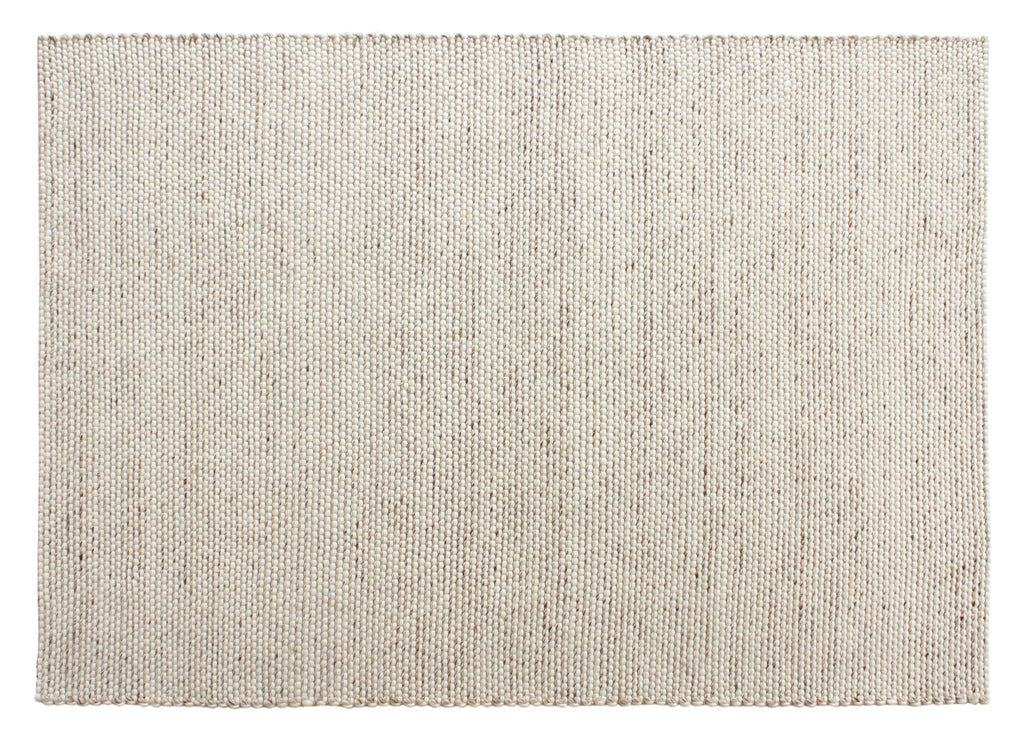 Ashley Premium Handmade Wool Rug Skandia Snowy White