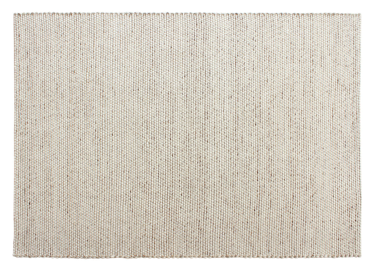 Ashley Premium Handmade Wool Rug Skandia Snowy White