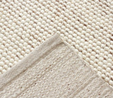 Ashley Premium Handmade Wool Rug Skandia Snowy White