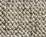 Aurora Hand Woven Wool Floor Rug Ivory/Ash Grey