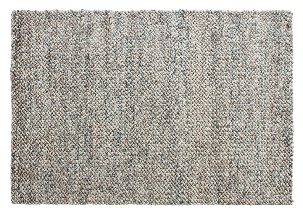 Aurora Hand Woven Wool Floor Rug Ivory/Coral