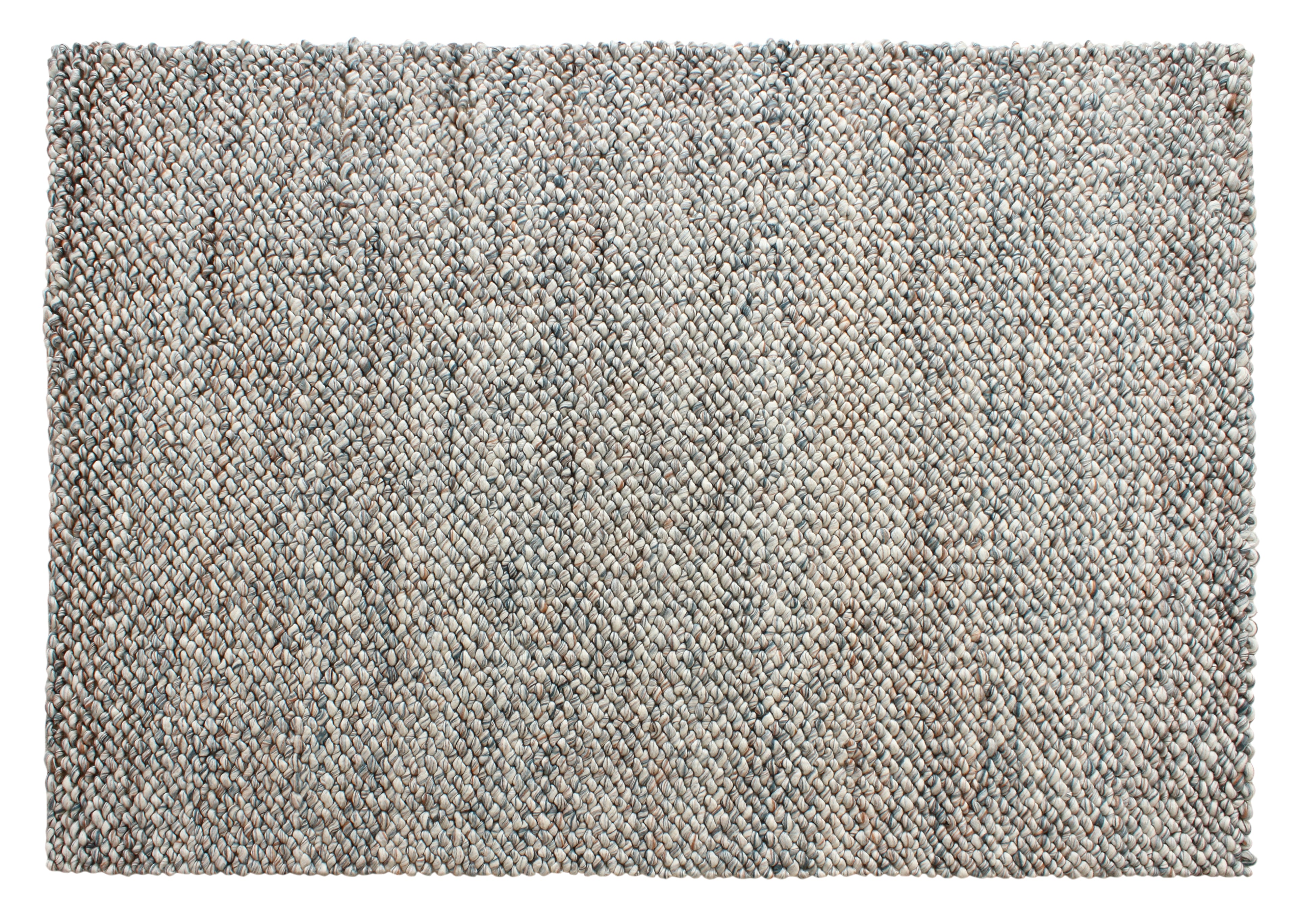 Aurora Hand Woven Wool Floor Rug Ivory/Coral