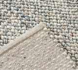 Aurora Hand Woven Wool Floor Rug Ivory/Coral