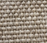 Aura Hand Woven Loop Pile Wool Rug Natural Beige