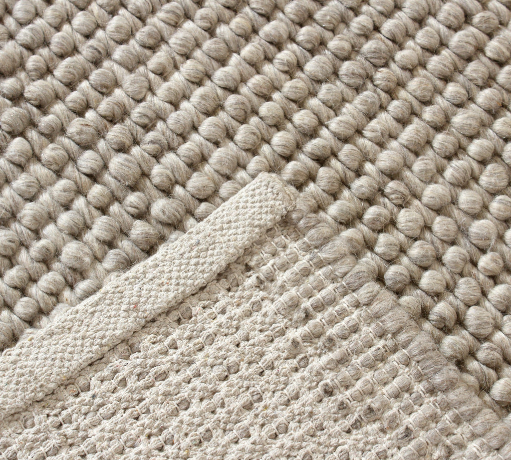 Aura Hand Woven Loop Pile Wool Rug