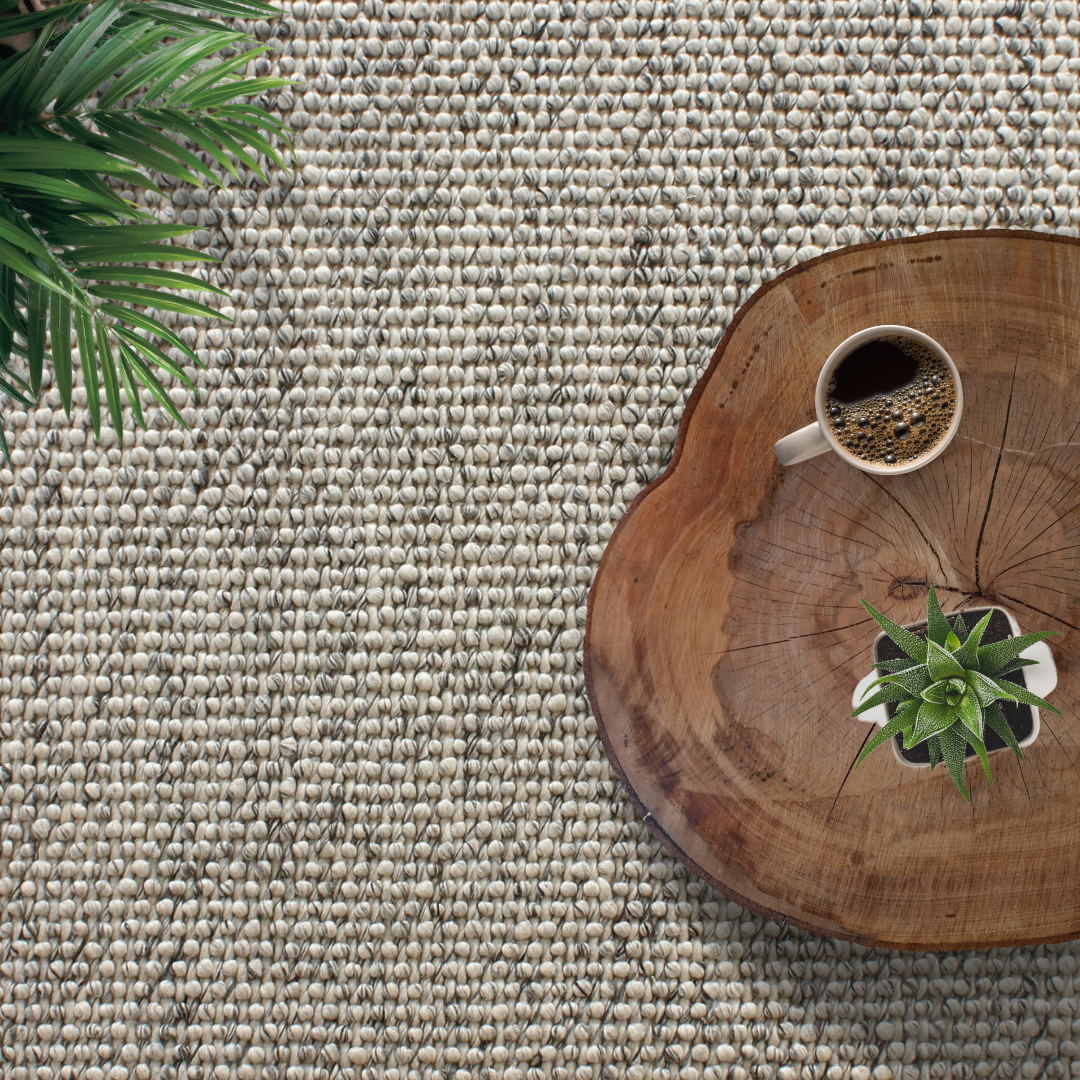 Aura Hand Woven Loop Pile Wool Rug