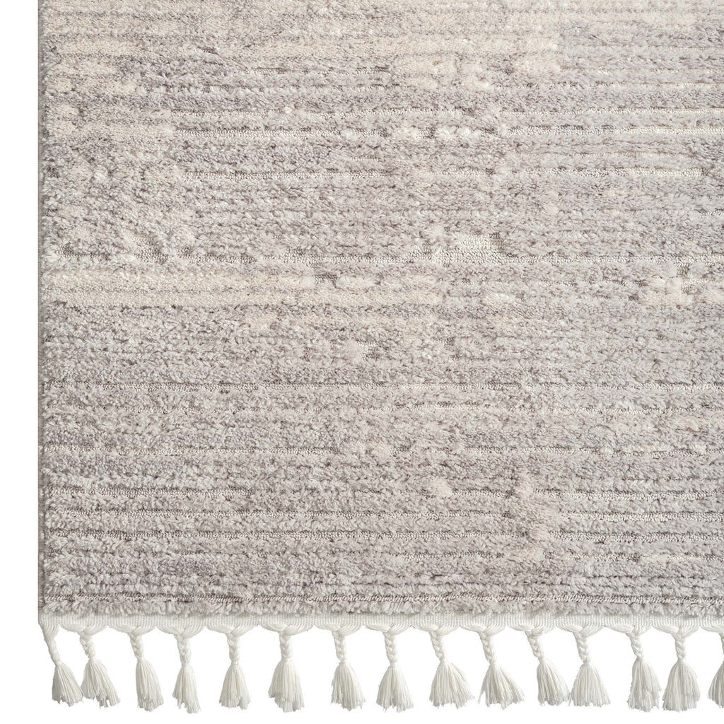 Addie Soft Pile Rug Light Grey