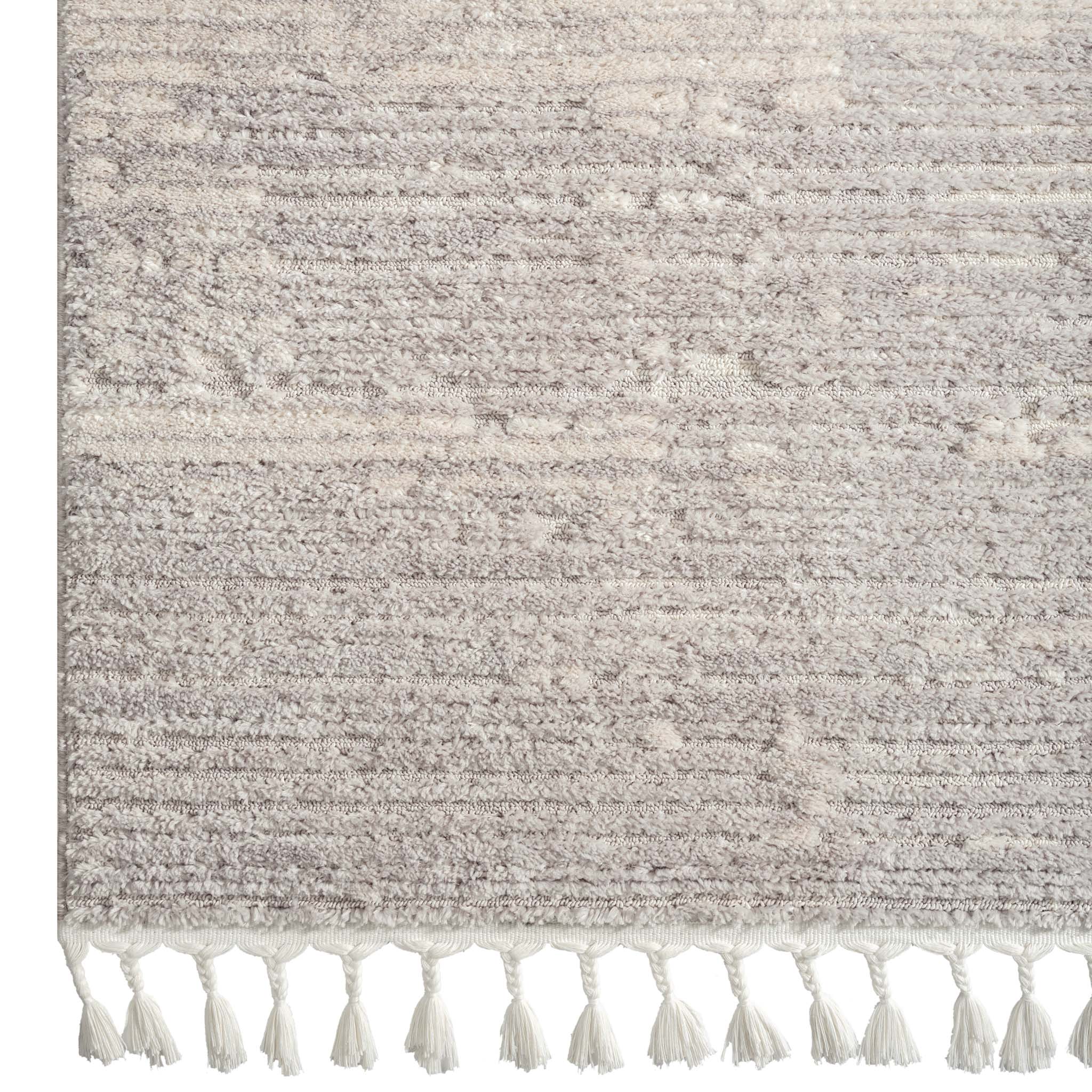 Addie Soft Pile Rug Light Grey