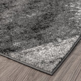 Adore Geometric Textural Rug Grey