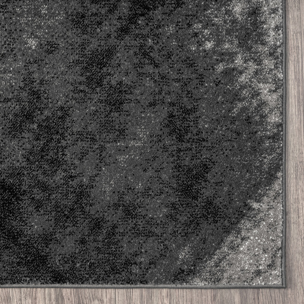 Adore Geometric Textural Rug Grey