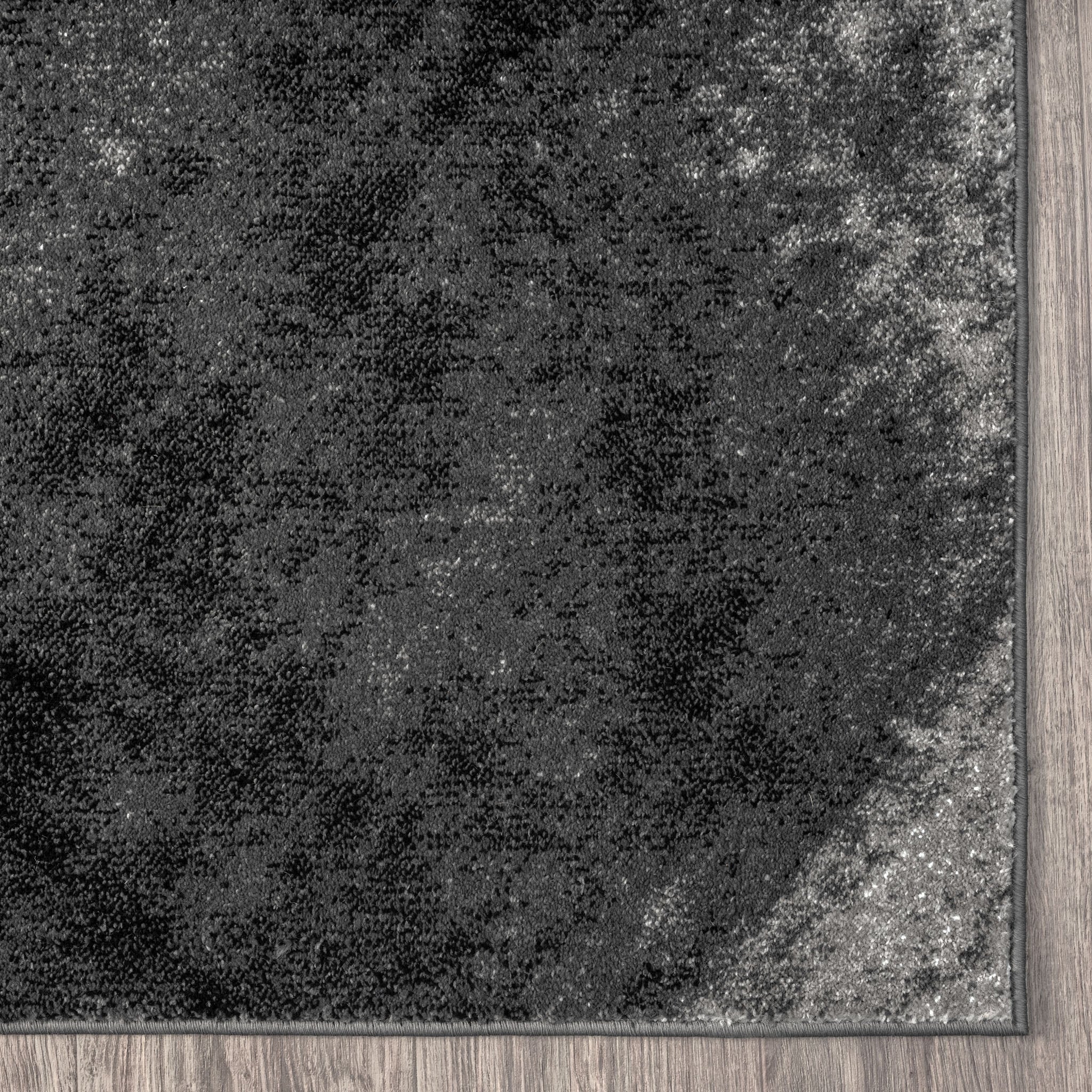Adore Geometric Textural Rug Grey