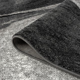 Adore Geometric Textural Rug Grey