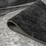 Adore Geometric Textural Rug Grey