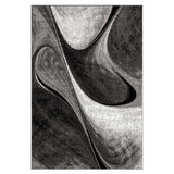 Adore Geometric Textural Rug Grey