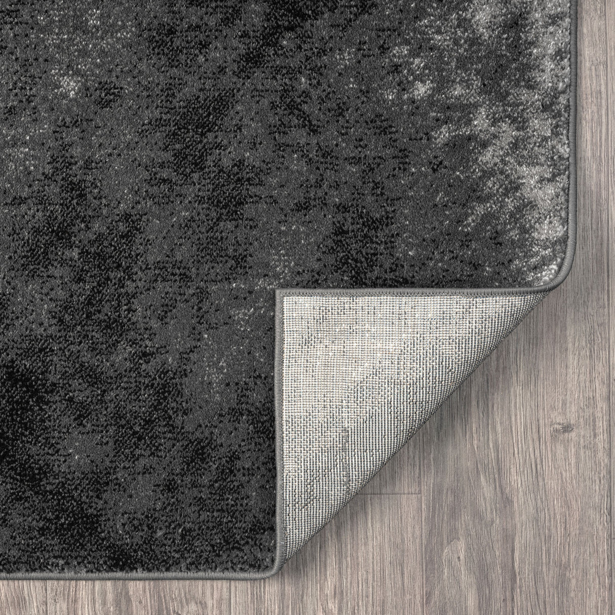 Adore Geometric Textural Rug Grey