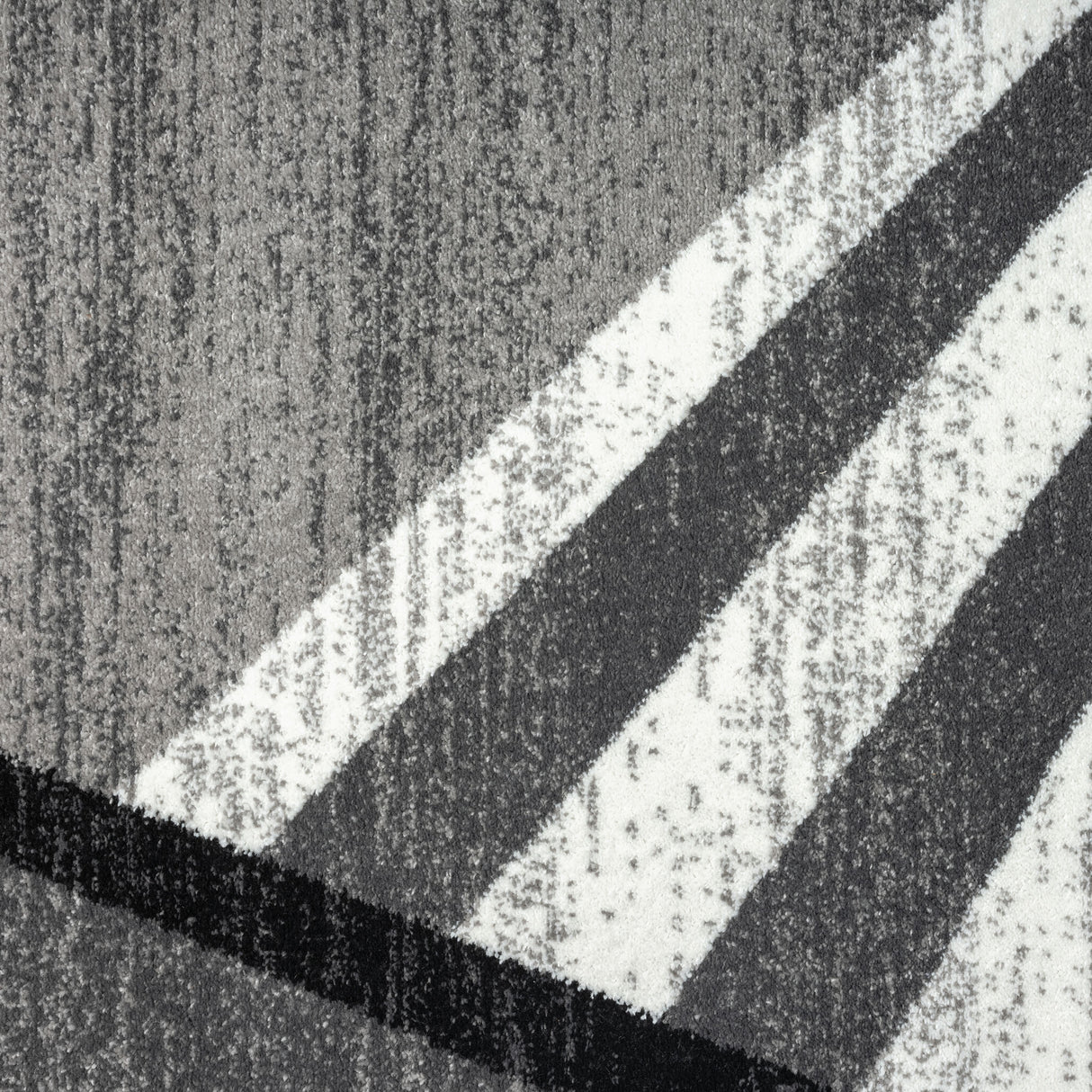 Adore Geometric Textural Rug Grey