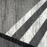 Adore Geometric Textural Rug Grey