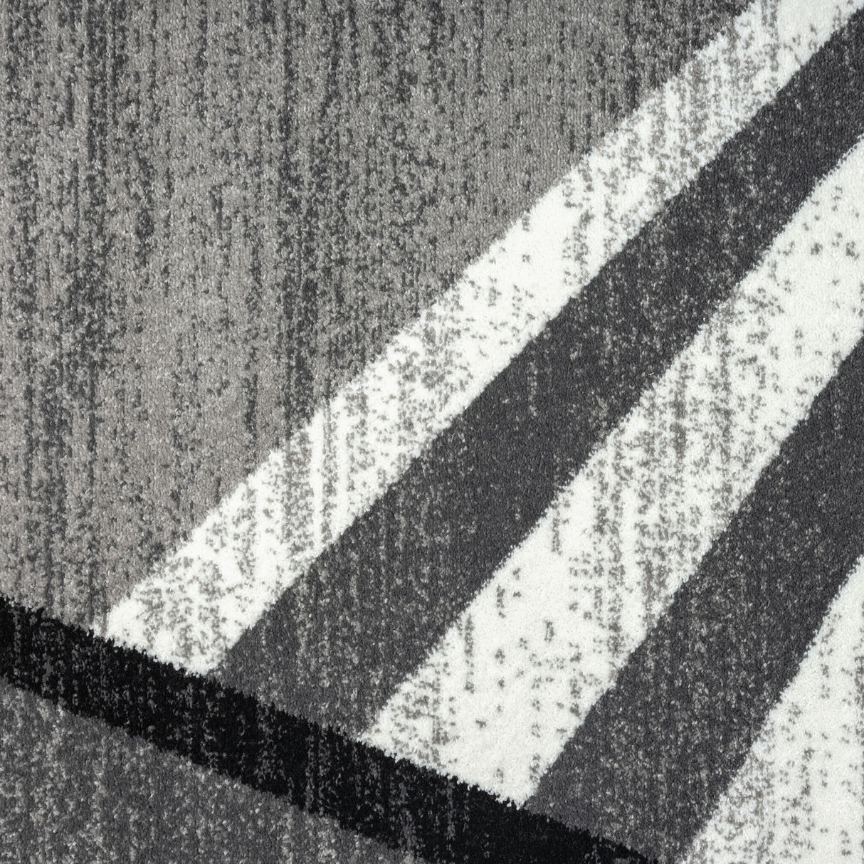 Adore Geometric Textural Rug Grey