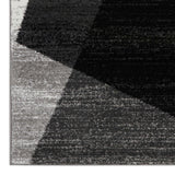 Adore Geometric Textural Rug Grey
