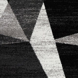 Adore Geometric Textural Rug Grey