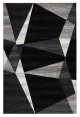 Adore Geometric Textural Rug Grey