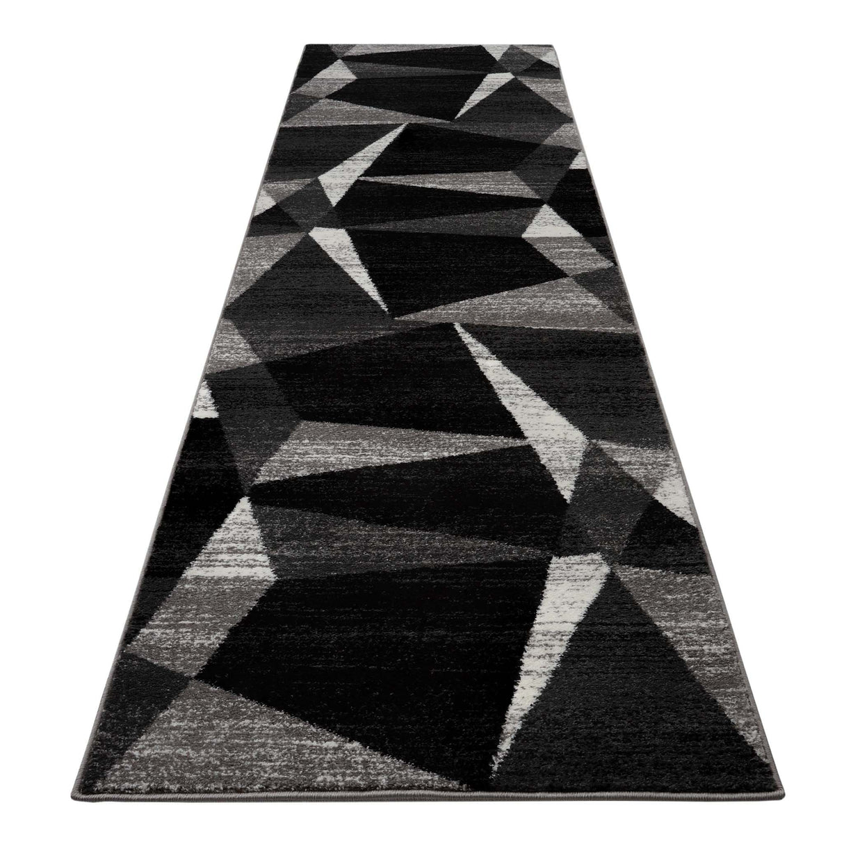 Adore Geometric Textural Rug Grey