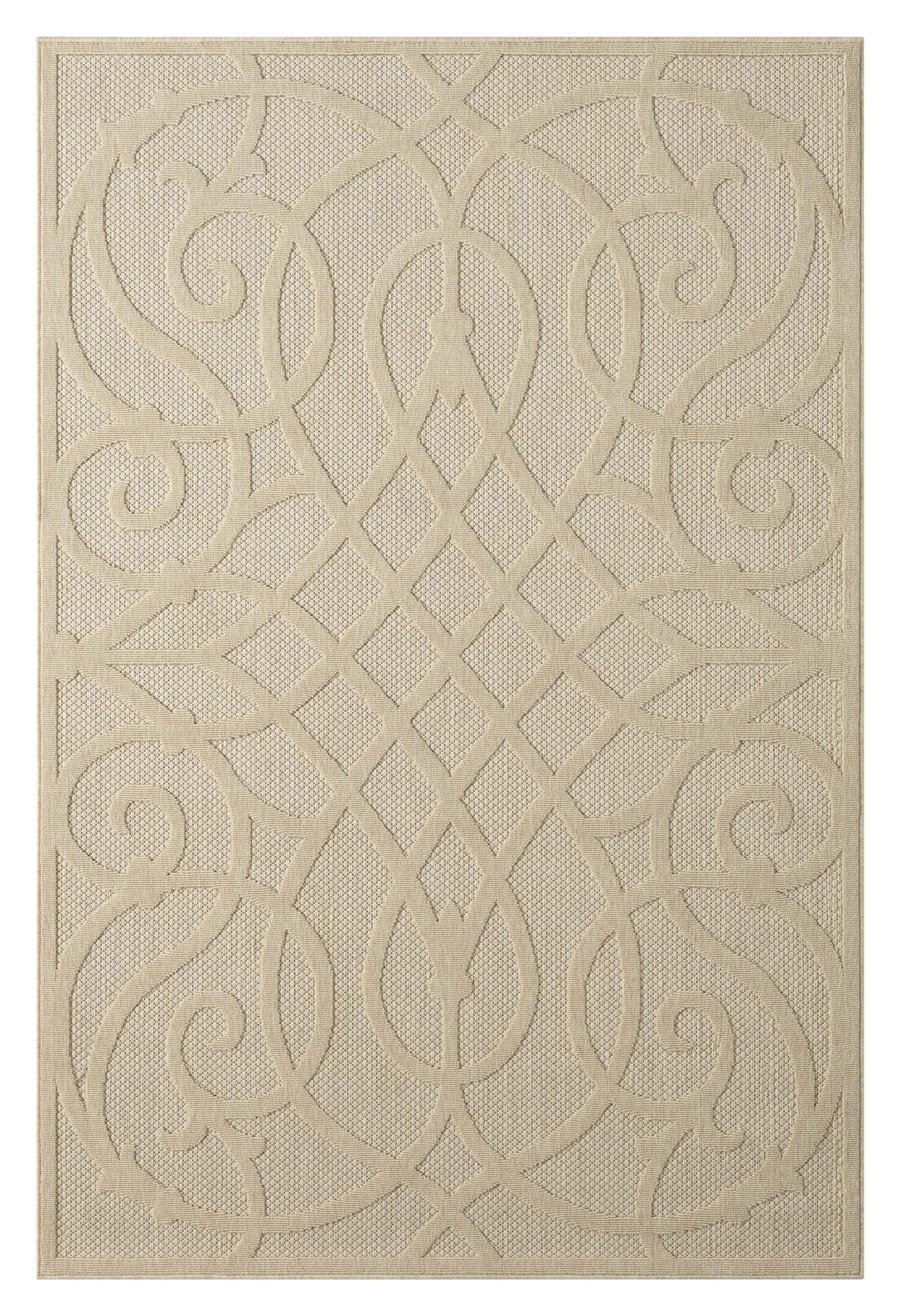 Alpha Outdoor Rug Cream