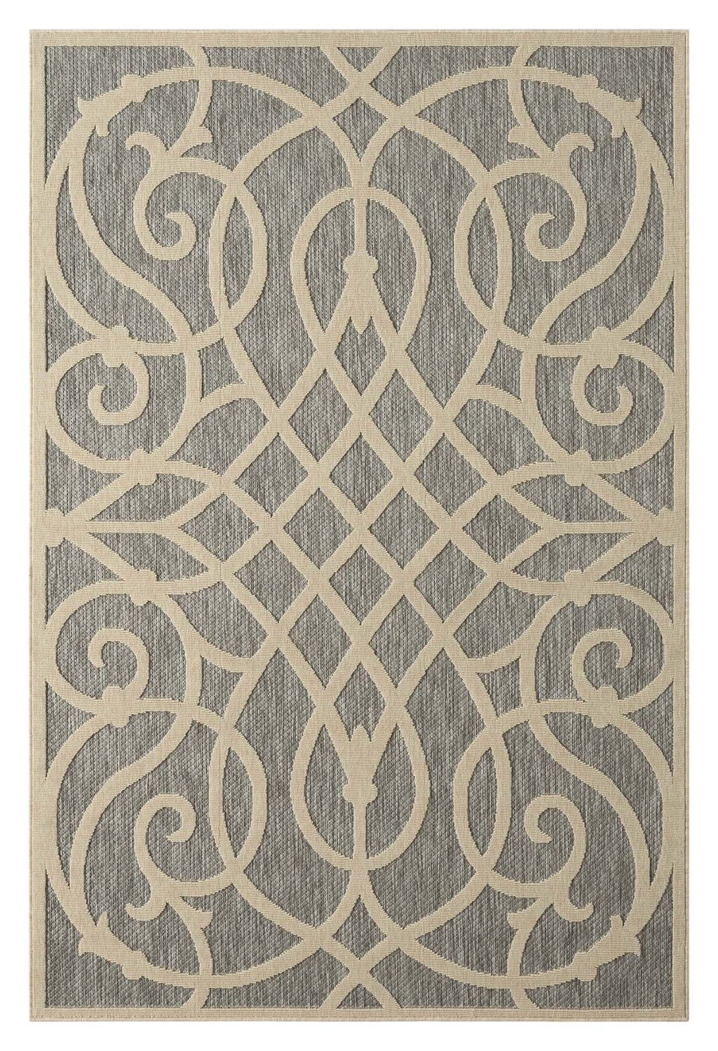 Alpha Outdoor Rug Grey