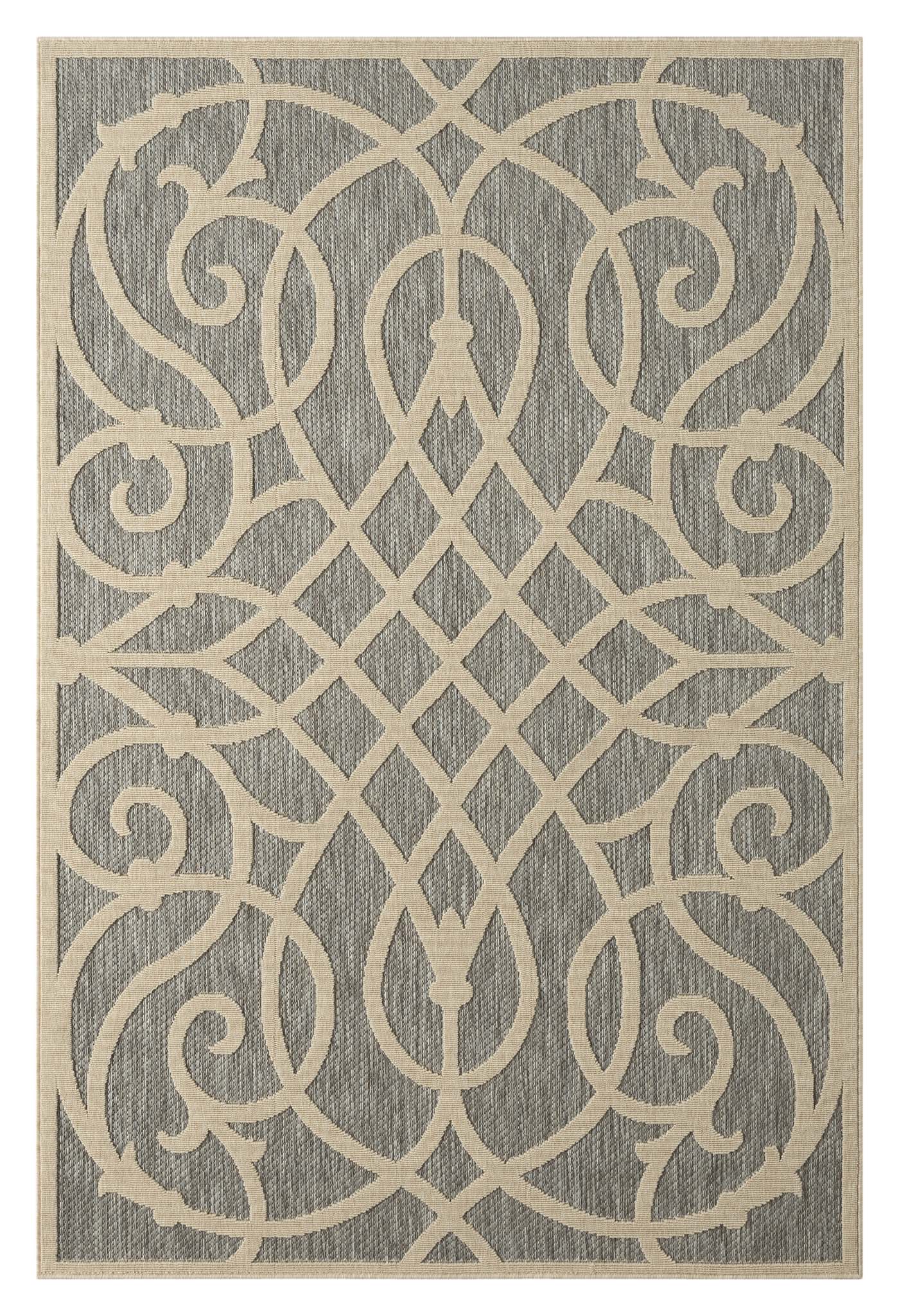Alpha Outdoor Rug Grey