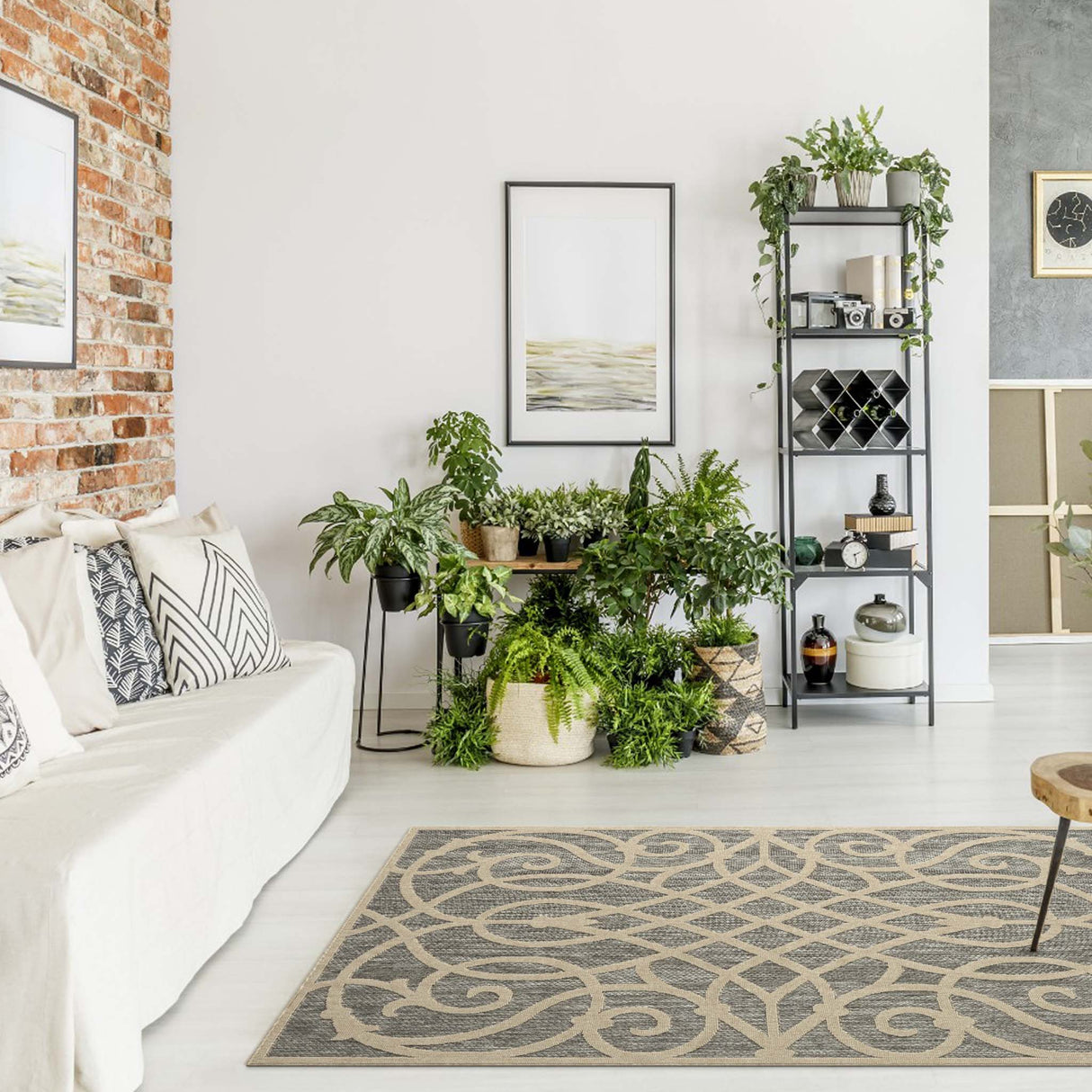 Alpha Outdoor Rug Grey