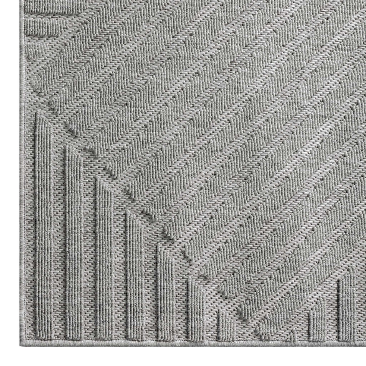 Alpha Outdoor Rug Light Grey